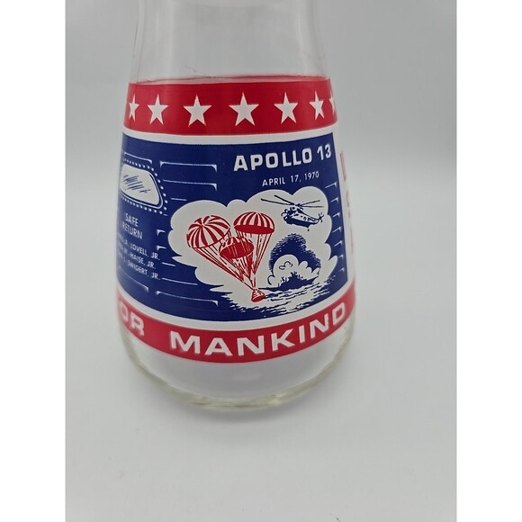 VTG Atomic NASA Apollo Space Moon Missions Collectors Ed 69’ Glass Juice Carafe - Picture 12 of 12